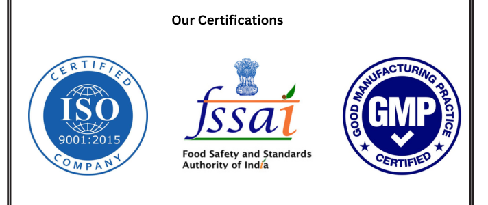 Our Certifications